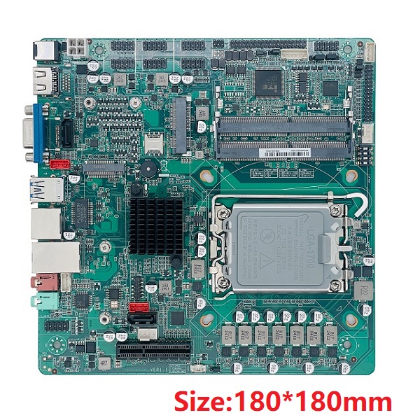 intel第12代13代桌面式迷你工控香蕉视频在线看片ZC-ITXB660DC 双网6COM